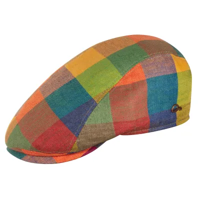Domed Jackson Patchwork Linen UPF 40+ Cap - Göttmann Reference: 16356| Chapellerie Traclet