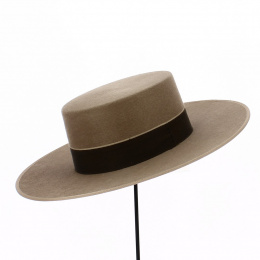 Hat Cordobes Sevillano Beige Felt Hair - Traclet