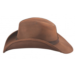 Right Now Cowboy Hat Camel Leather - Bullhide