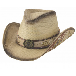Chapeau Cowboy Kennecott Paille Papier - Traclet