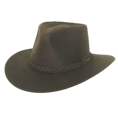 Chapeau Traveller Duluth Cuir Marron - Bullhide