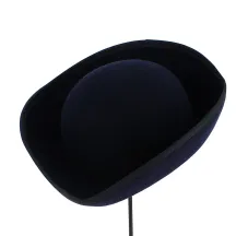 Petit Tricorne Feutre Laine Bleu Marine - Traclet