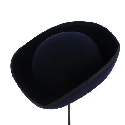 Petit Tricorne Feutre Laine Bleu Marine - Traclet