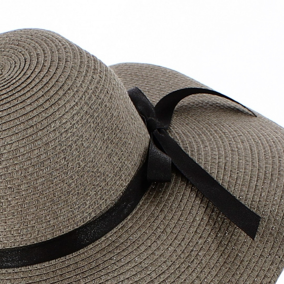 Capeline Talia Paille Papier Taupe - Traclet