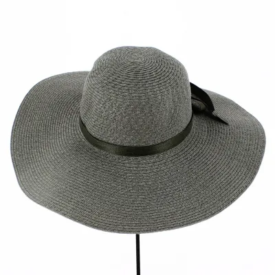 Straw Talia Capeline Paper Grey - Traclet