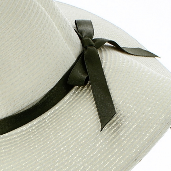 White Paper Straw Talia Capeline - Traclet