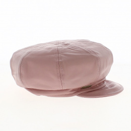 Gavroche Cap Pink Leather - Seeberger