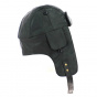 Boyington Black Leather Car Helmet - Aussie Apparel
