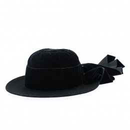 Bigouden hat Felt Wool Black - Traclet