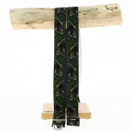 Hunter Suspenders with Wild Boar Motif - Traclet