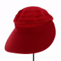 Butterfly Red Large Visor Cap - Aussie Apparel