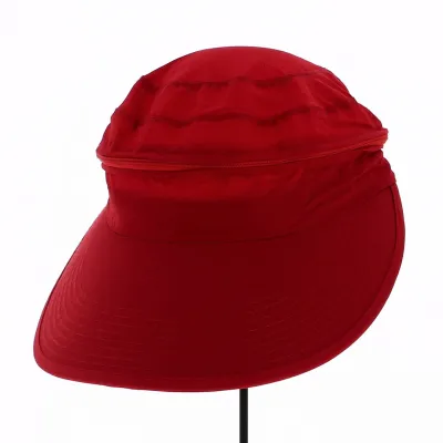 Butterfly Red Large Visor Cap - Aussie Apparel
