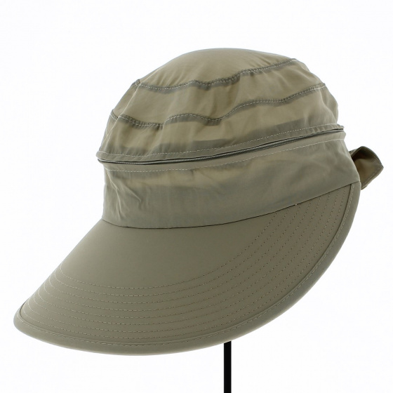 Butterfly Beige Large Visor Cap - Aussie Apparel