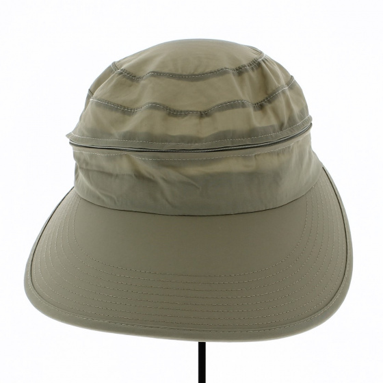 Casquette Grande Visière Anti-UV et Imperméable Butterfly Beige - Aussie Apparel