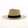 Chapeau Traveller Paille Rafia Aba Naturel - Traclet
