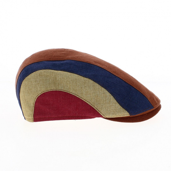 Casquette Plate Detroit Lin Rayures - Göttmann