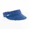 Casquette Visière Paille Bleue - Seeberger
