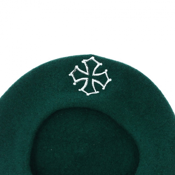 Béret basque Picka Laine Vert Foncé - Traclet