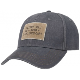 Baseball Cap Luxo Cotton Blue - Stetson