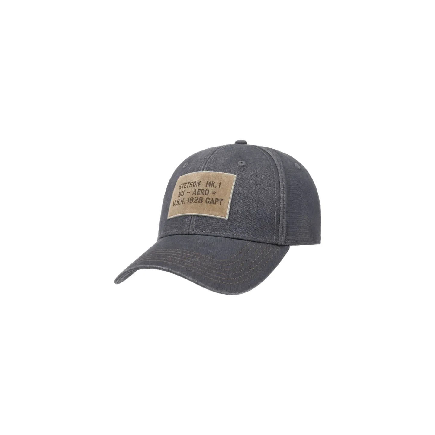 Casquette Baseball Luxo Coton Bleu - Stetson