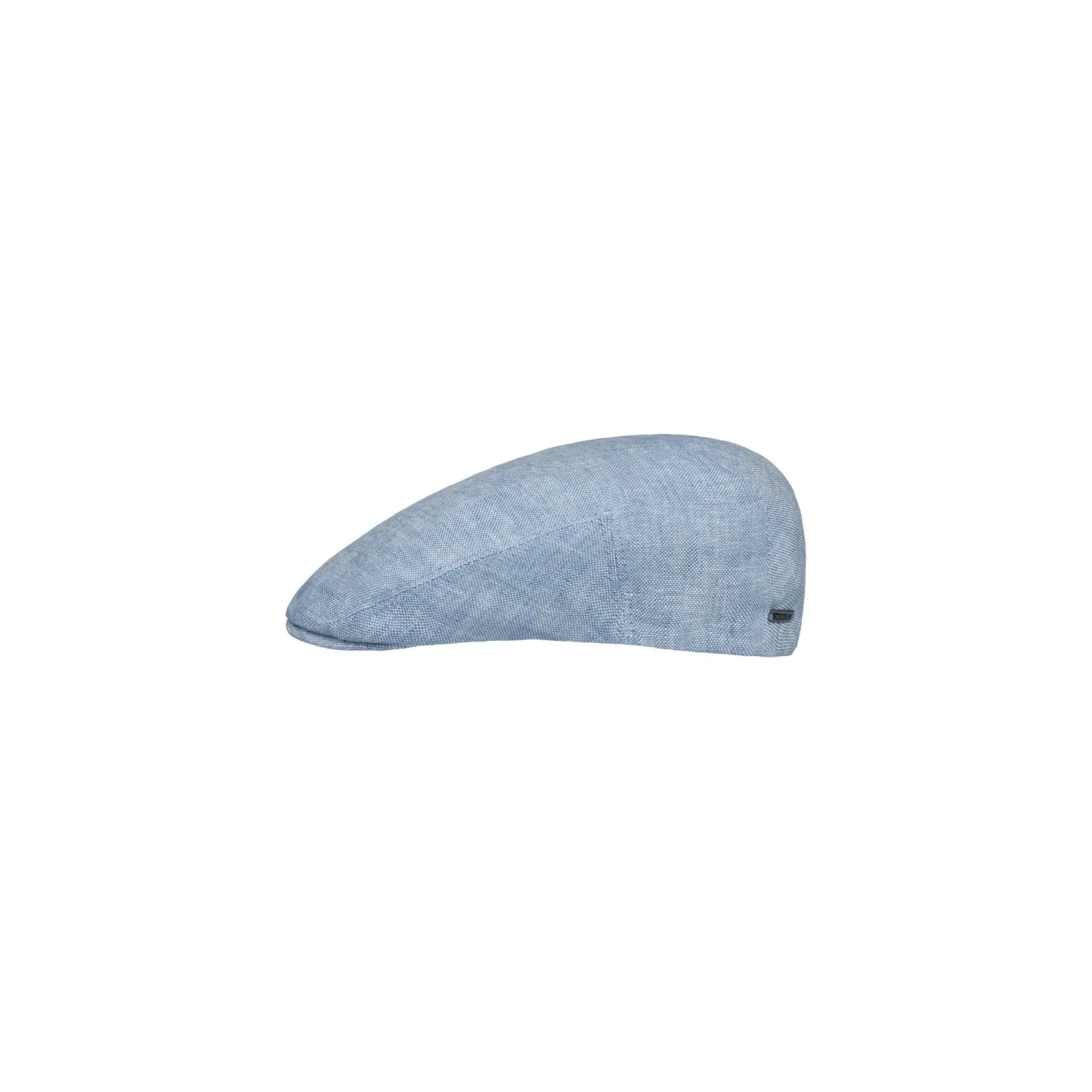 Canary Blue Linen Flat Cap - Stetson