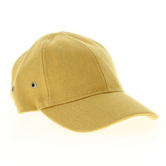 Casquette Baseball Wooly Chanvre Jaune doré - Tilley