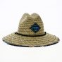 Straw hat large brim Le Galet - Makai