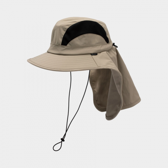 Casquette tissu recyclé Cache-nuque Taupe UPF50+ - Tilley