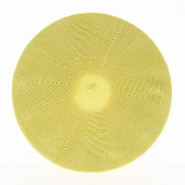 Classic Yellow Cotton Beret - Le Béret Français