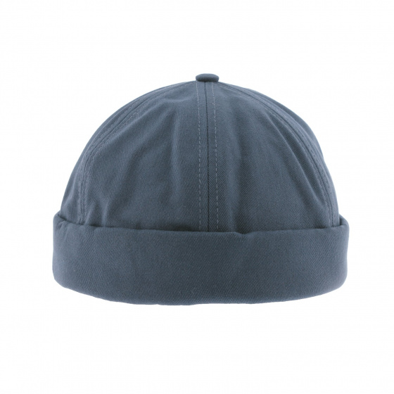 Docker Seal Cotton Navy Hat - Herman