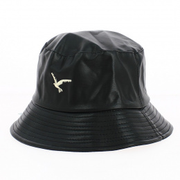 Bob Rain Hat Black Gullwing Gold - Traclet