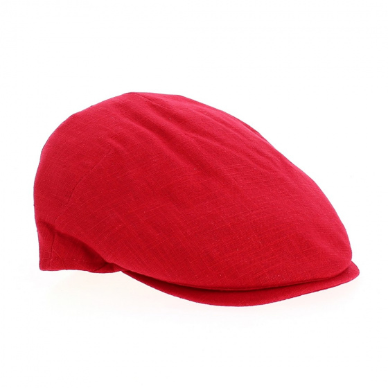 Casquette Bec de Canard Capri Rouge Rubis - MTM