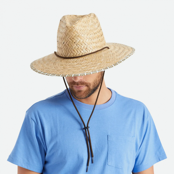 Chapeau Fedora Messer Paille Naturelle - Brixton