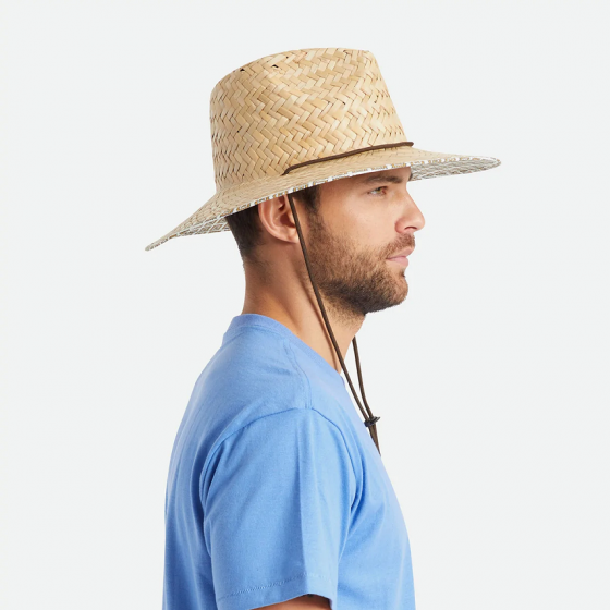 Chapeau Fedora Messer Paille Naturelle - Brixton