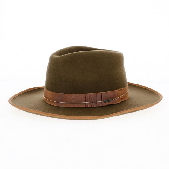 Fedora Messer Hat Wool Felt Hide 
