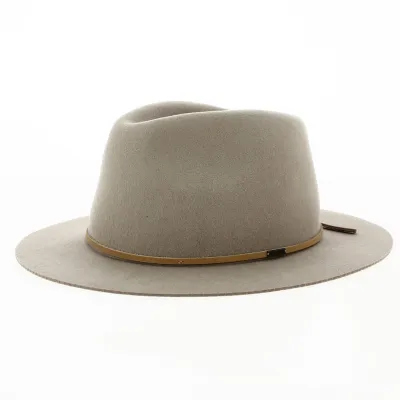Chapeau Traveller Wesley Feutre Laine Beige Safari - Brixton