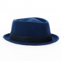 Porkpie Stout Ocean Blue Hat - Brixton