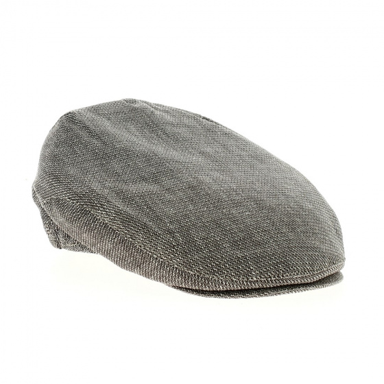 François Linen Beige Flat Cap - Traclet