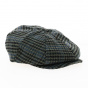 Brood Herringbone Cap Black, Blue & Green - Brixton