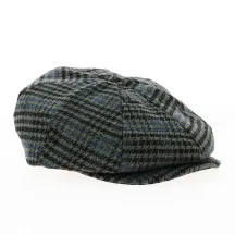 Casquette Brood Herringbone Noir, Bleu & Vert - Brixton