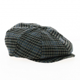 Brood Herringbone Cap Black, Blue & Green - Brixton