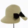 Cloche Hat Rosa Straw Paper - Traclet