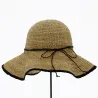 Chiara Straw Raphia Capeline - Traclet