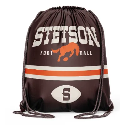 Brown Duffel Bag Recycled Materials - Stetson