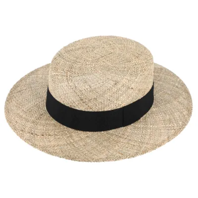 Canotier Moana Paille Naturelle - Traclet