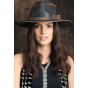 Brown Leather Traveller One-Off Hat - Bullhide