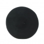 Leto Black Wool Beret - Traclet