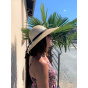 Women's Rosie Straw Wide-brimmed Hat - Traclet