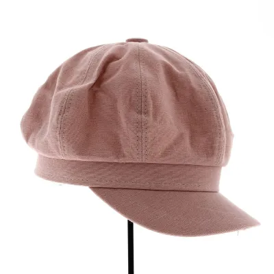 Casquette Gavroche Azora Rose Coton - Traclet