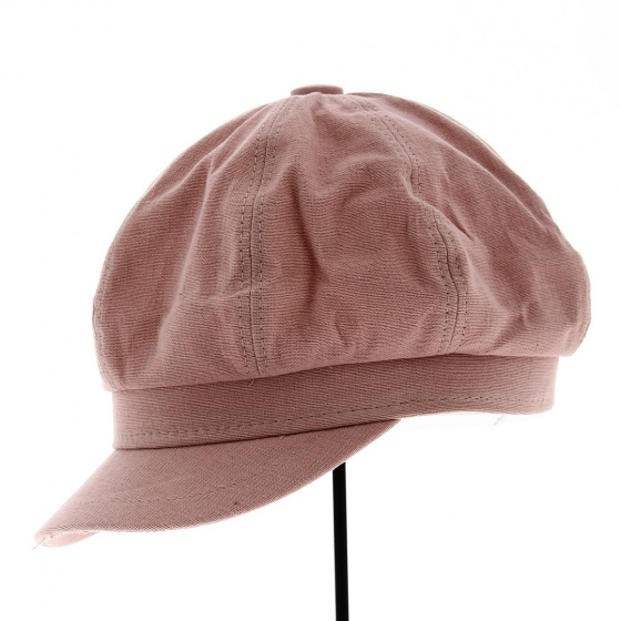 Casquette Gavroche Azora Rose Coton - Traclet